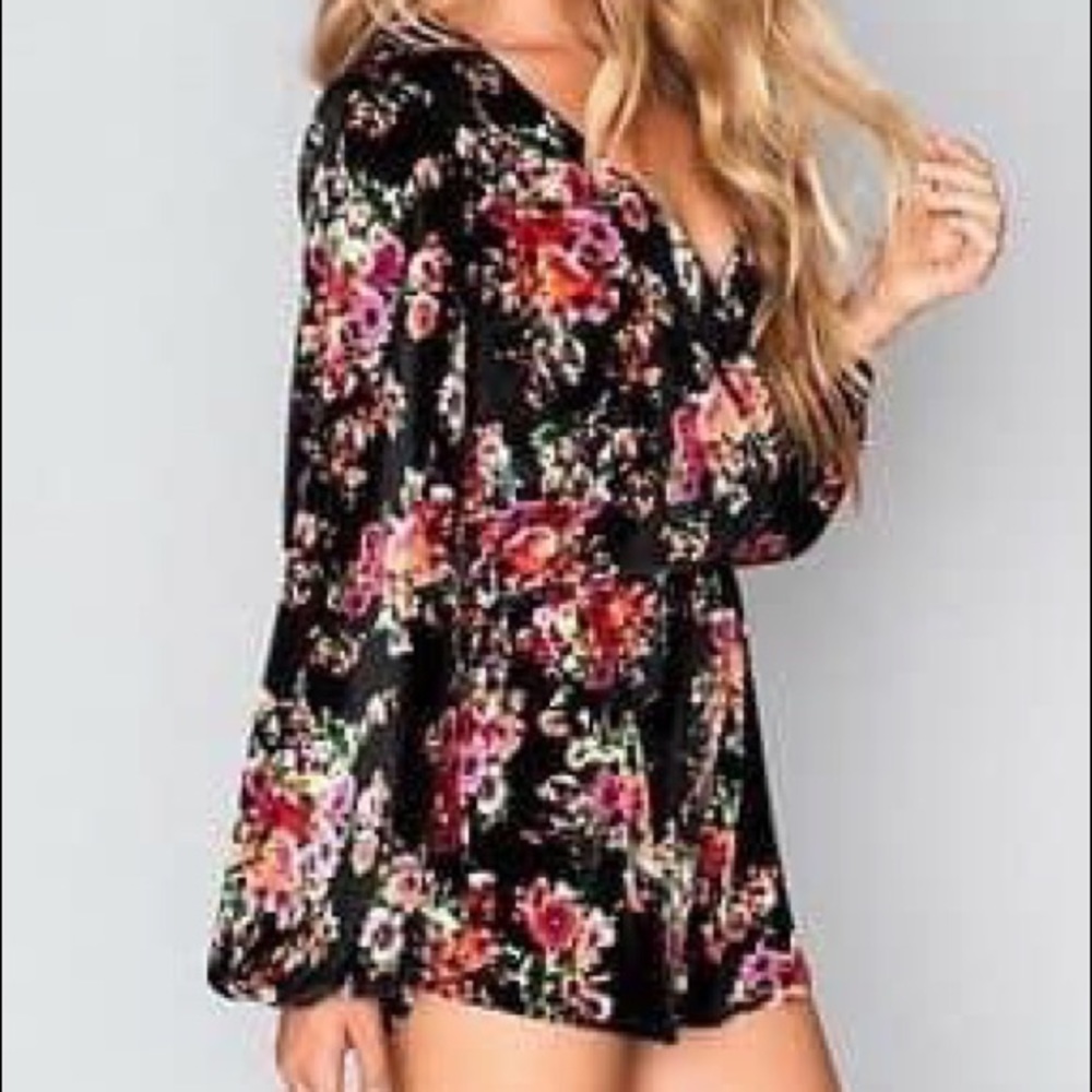 Show Me Your Mumu Kelsey Velvet Romper